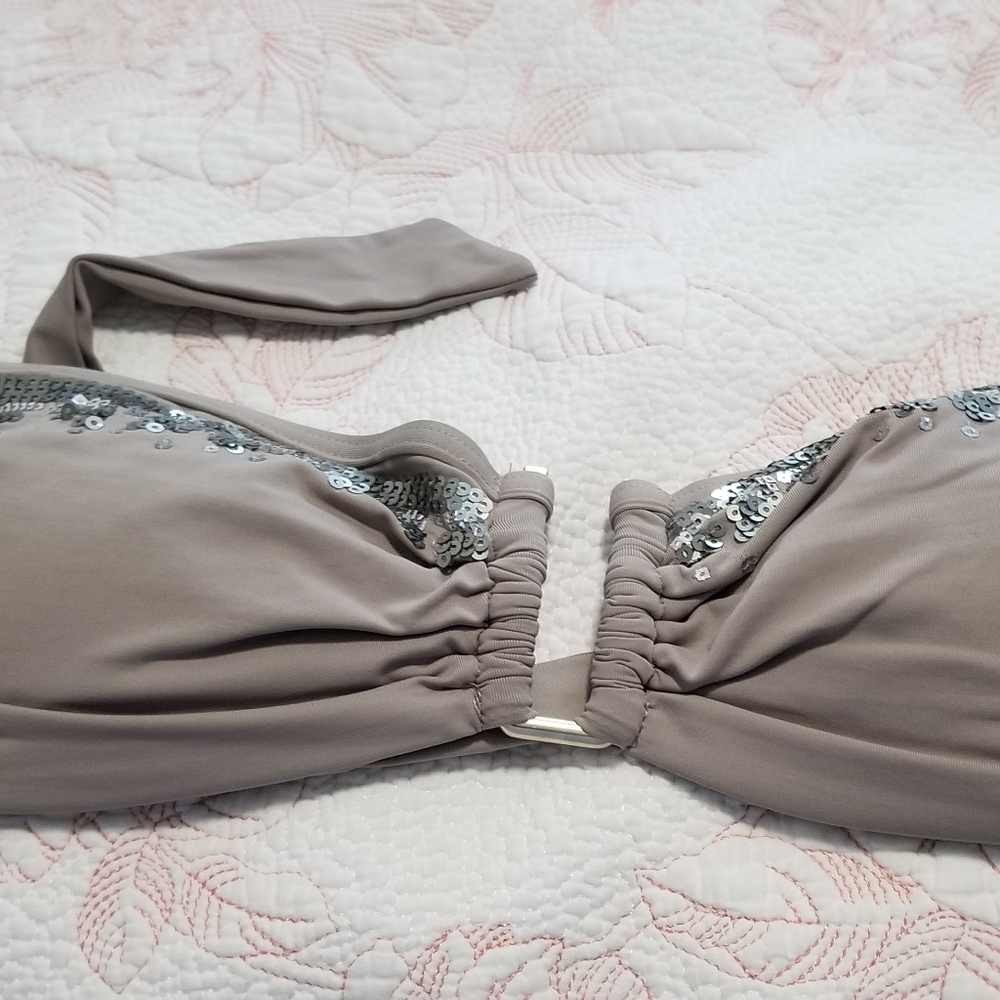 Vince Camuto bandeau bikini top